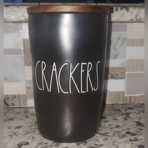 RAE DUNN CRACKERS CANISTER